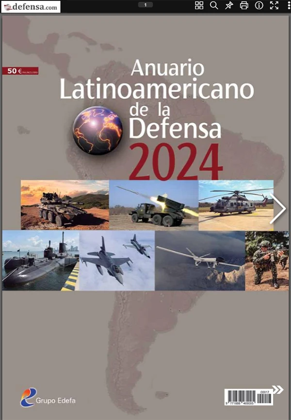 Edicin digital del Anuario Latinoamericano de la Defensa 2024